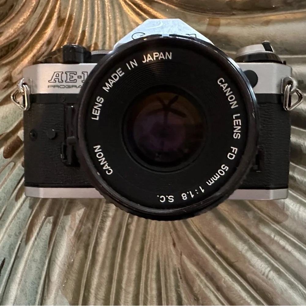 Canon AE-1 with Canon 50 mm 1.8